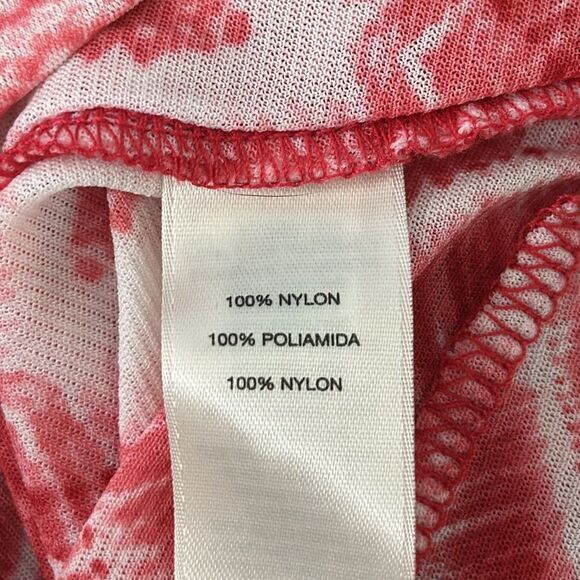 Chico’s Top Size 1 Medium Red Tie Dye Boxy Flowy - Picture 11 of 14